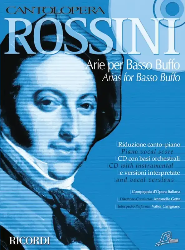 Gioachino Rossini Cantolopera Rossini Arie Per Basso Buffo Gesang mit Klavier