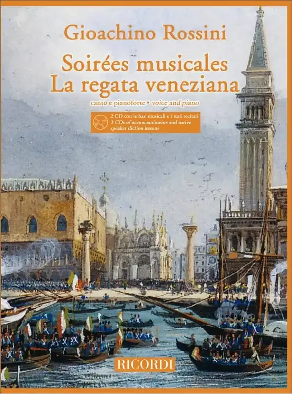 Gioachino Rossini Soirees Musicales – La Regata Veneziana Gesang mit Klavier