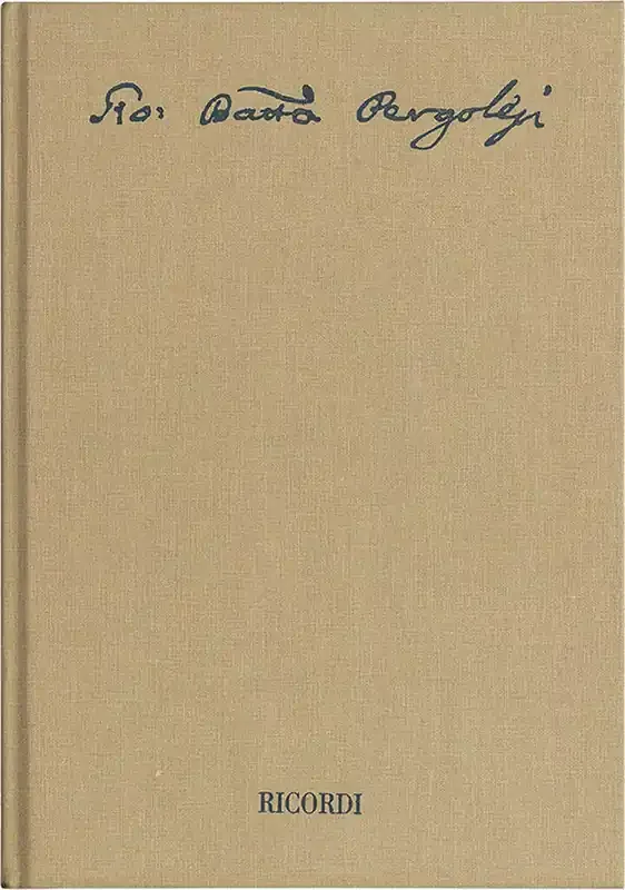 Giovanni Battista Pergolesi Messa in re maggiore Gemischter Chor mit Begleitung