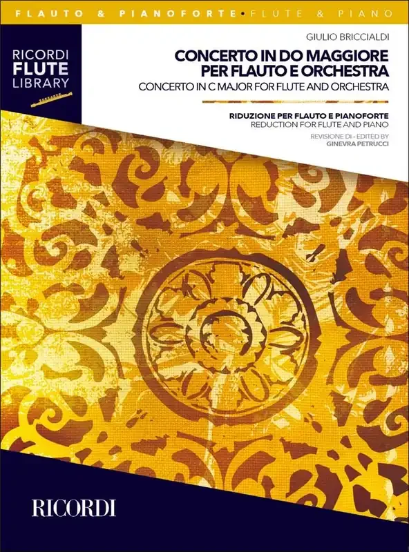 Giulio Briccialdi Concerto in do maggiore per flauto e orchestra Flöte mit Begleitung