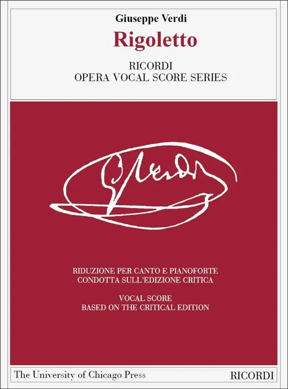 Giuseppe Verdi Rigoletto Opern Klavierauszug