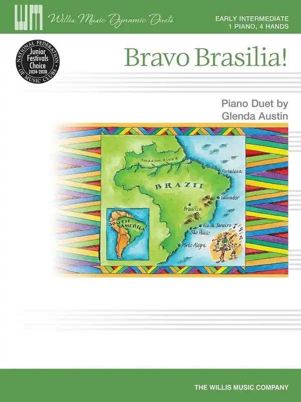 Glenda Austin Bravo Brasilia! Klavier Solo