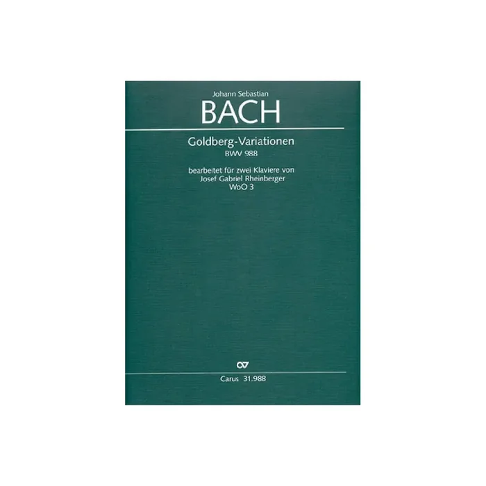 Goldberg-Variationen BWV988 für Klavier