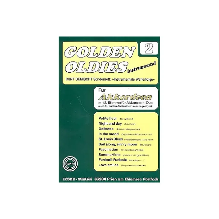 Golden Oldies Band 2 für Akkordeon