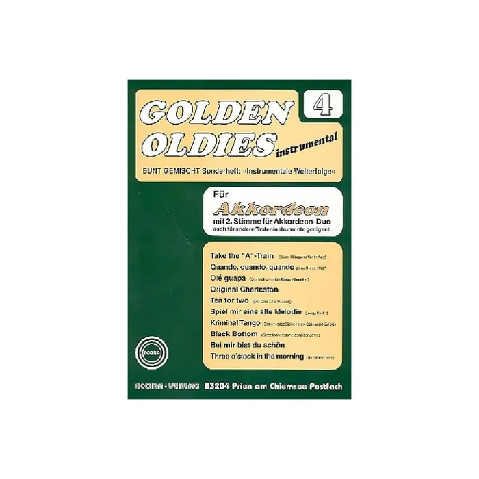 Golden Oldies Band 4 für Akkordeon