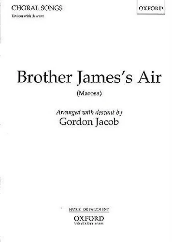 Gordon Jacob Brother James‘s Air Gemischter Chor mit Begleitung