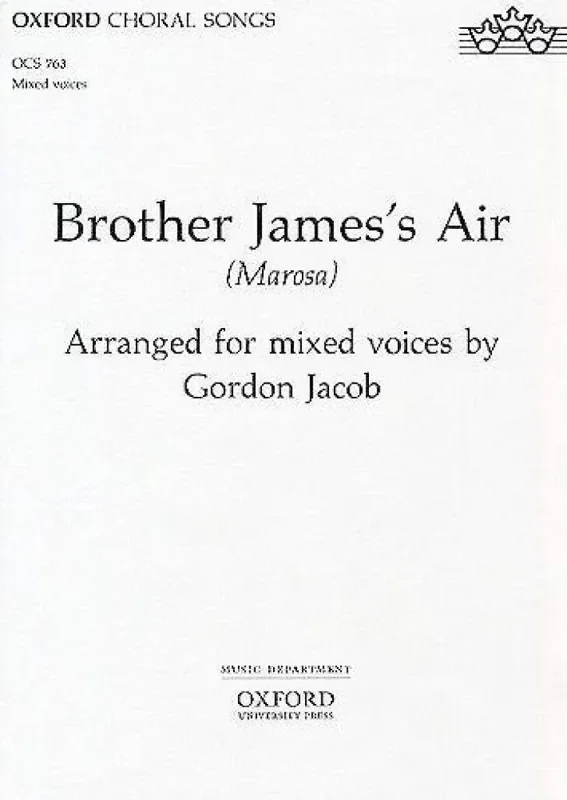 Gordon Jacob Brother James‘s Air Gemischter Chor mit Begleitung