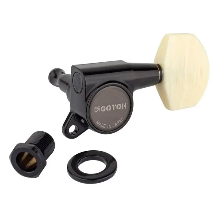 Gotoh SG381 machine heads with M01 buttons, 3L3R, cosmo black