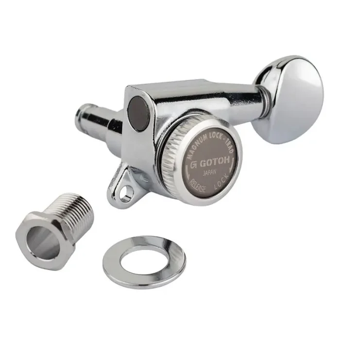 Gotoh SG381 machine heads with Magnum Lock Trad and 05 buttons, 6L, chrome