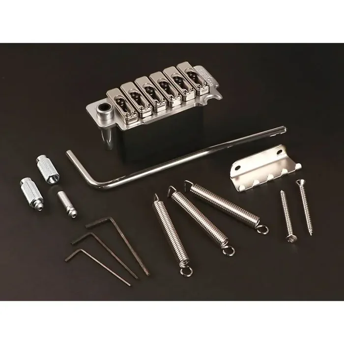 Gotoh tremolo Wilkinson type, low profile, pitch 10,8 mm, 2 pivot point, honed chrome