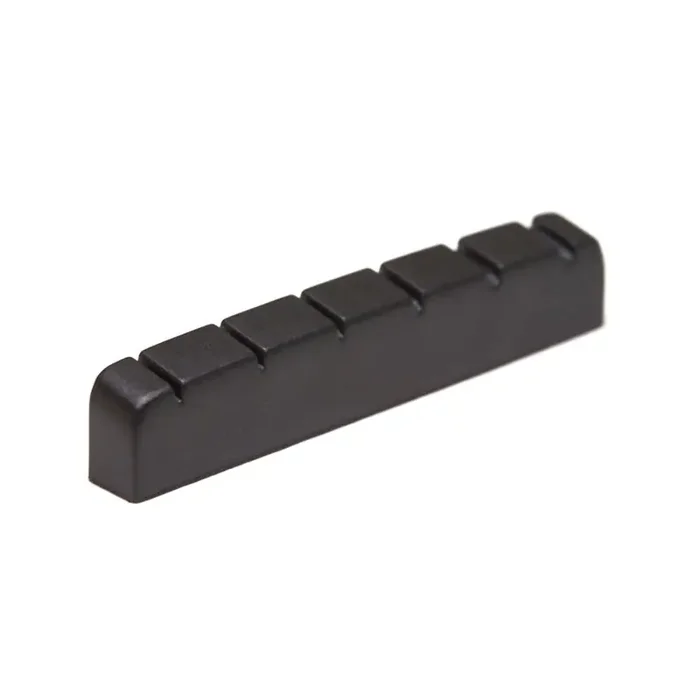 Graph Tech Black TUSQ XL LT-6000-10 – G- Style Guitar Nut, Flat, Slotted, Jumbo – Luthier‘s Pack, 10 pcs.