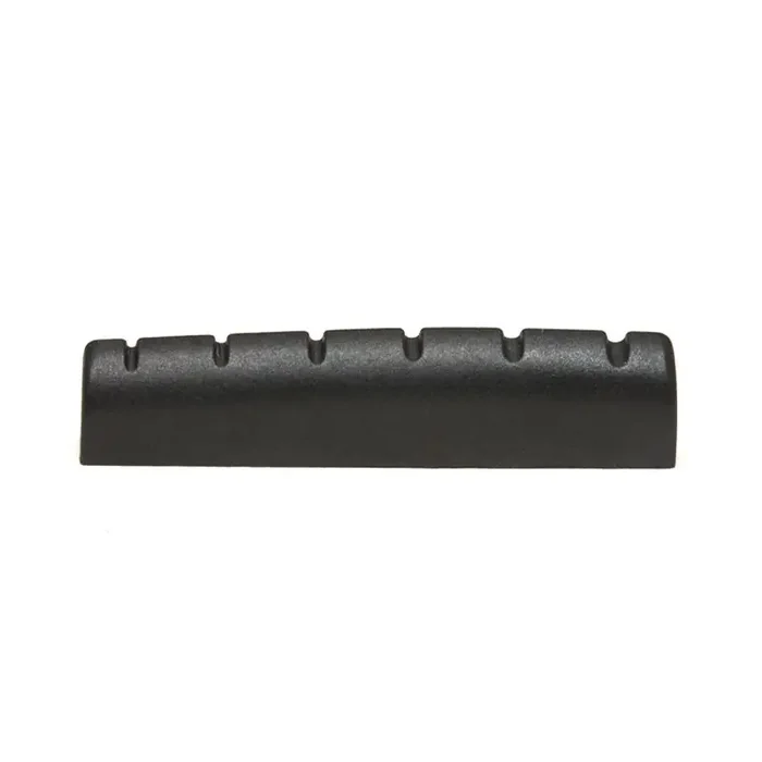 Graph Tech Black TUSQ XL PT-6114-00 – Acoustic/Electric Guitar Nut, Flat, Slotted, 1 23/32 long , 6-String