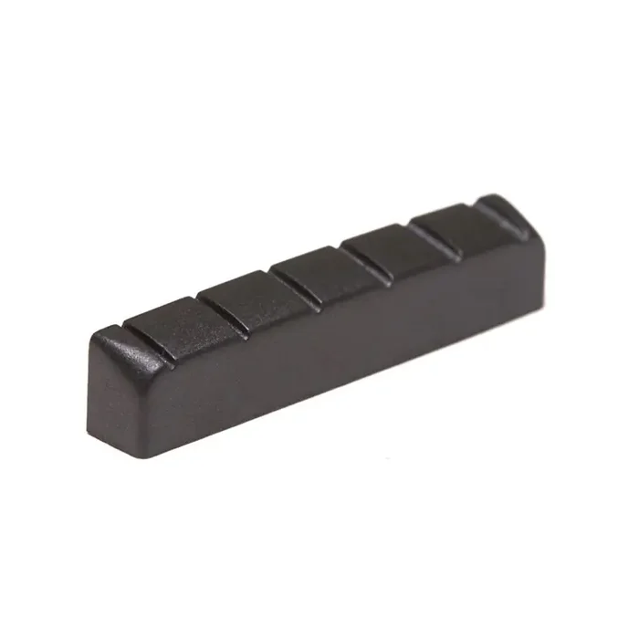 Graph Tech Black TUSQ XL PT-6225-00 – Acoustic/Electric Guitar Nut, Flat, Slotted, 1 5/8 long