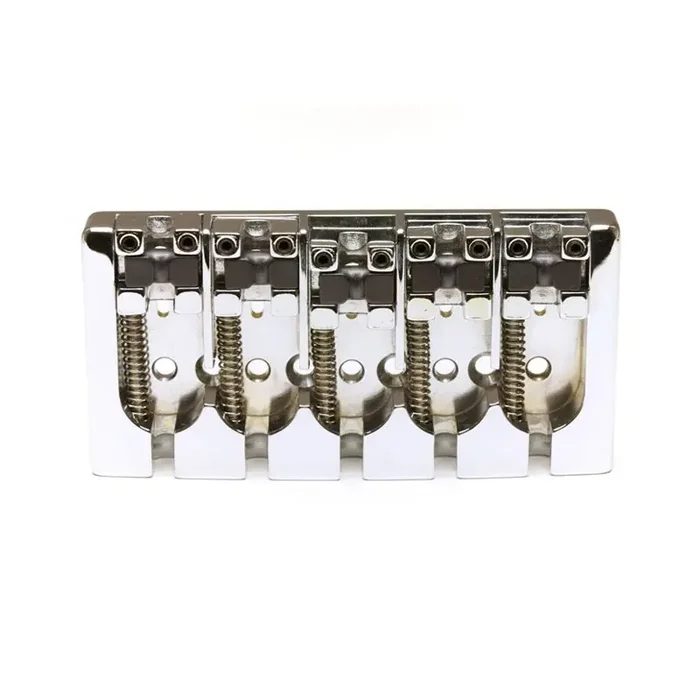 Graph Tech Ghost PN-8370-C5 – Loaded Hipshot Bass Bridge, 5-String – Chrome