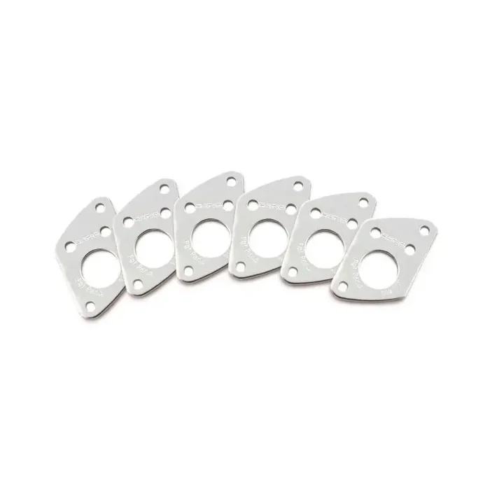 Graph Tech PRT-952-217-AL Ratio InvisoMatch Mounting Plates, F-Style Screw Hole (6 pcs.) – Aluminium