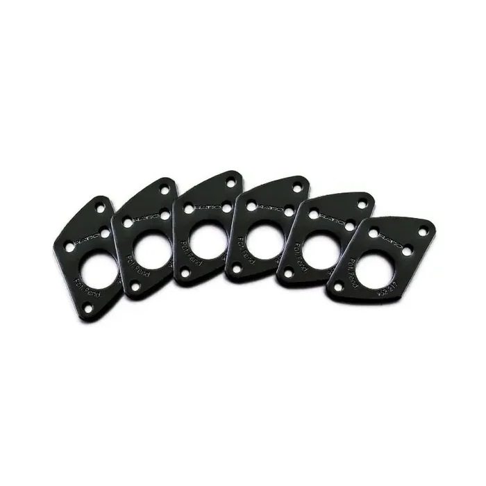 Graph Tech PRT-952-217-B0 Ratio InvisoMatch Mounting Plates, F-Style Screw Hole (6 pcs.) – Black