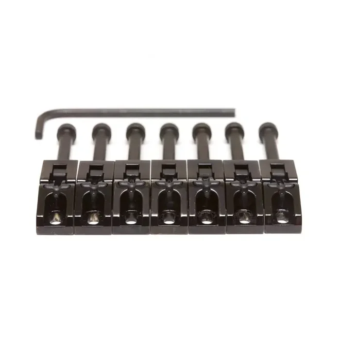 Graph Tech String Saver PG-0080-B7 – Floyd Rose Style Saddles, 7-String – Black