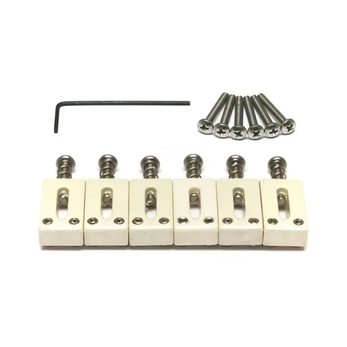 Graph Tech TUSQ PQ-8000-F0 – ST & TE Style Saddles, 2 3/16 string spacing, 6-String