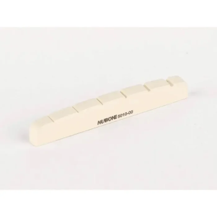 Graphtech NuBone 10-pack electric guitar nuts (Fender), flat bottom, slotted