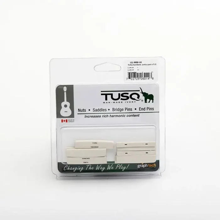 Graphtech TUSQ 10-pack blank nuts 43.21 x 4.65 x 8.43mm
