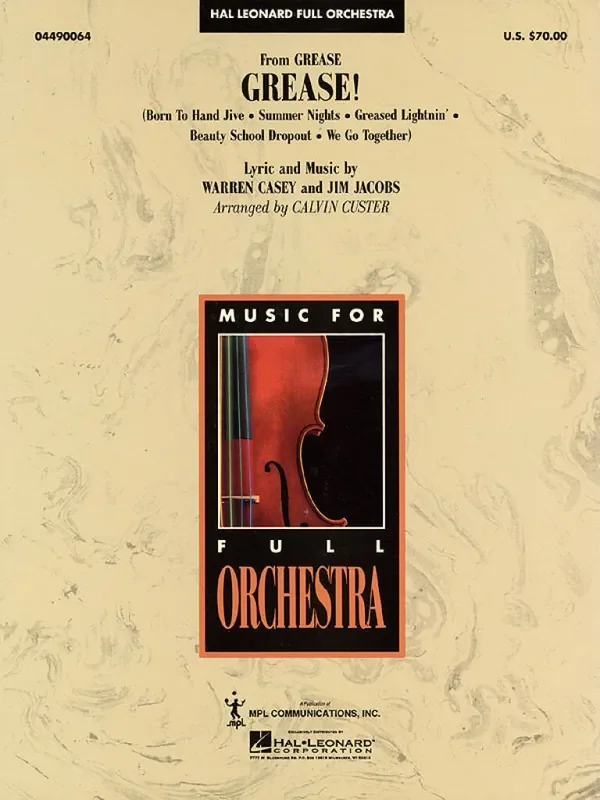 Grease! (Arr. Calvin Custer) Streichorchester