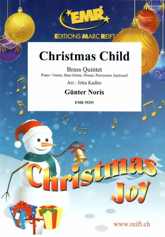 Günter Noris Christmas Child (Arr. Jirka Kadlec) Blechbläser Ensemble