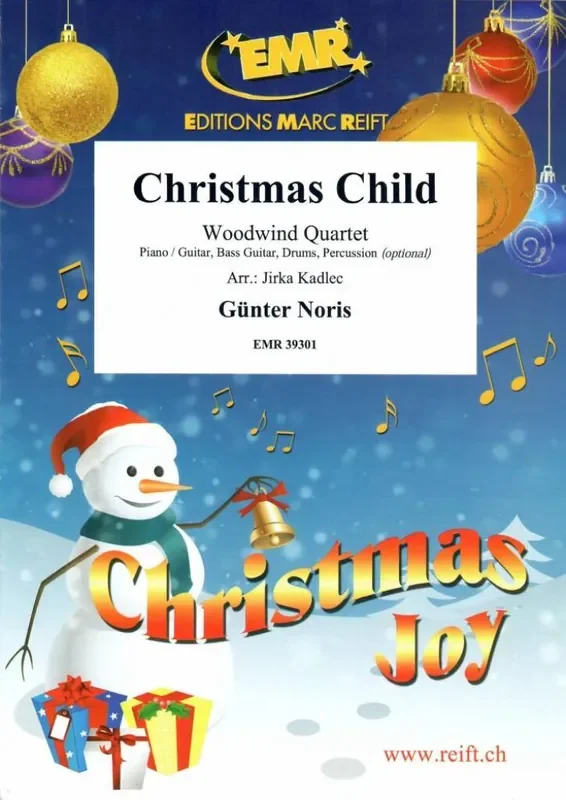 Günter Noris Christmas Child (Arr. Jirka Kadlec) Holzbläserensemble