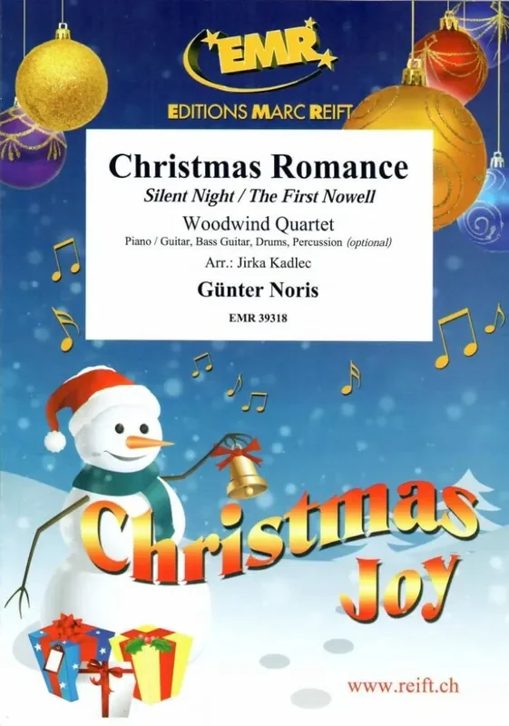 Günter Noris Christmas Romance (Arr. Jirka Kadlec) Holzbläserensemble