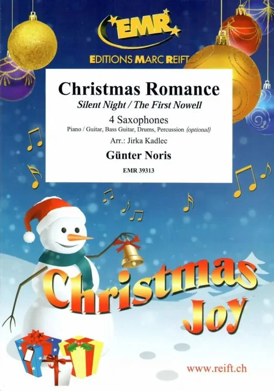 Günter Noris Christmas Romance (Arr. Jirka Kadlec) Saxophon Ensemble