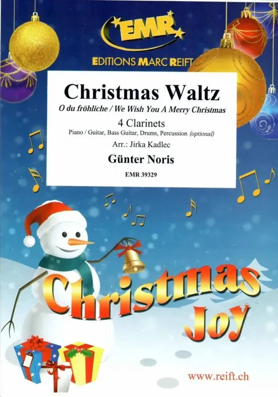 Günter Noris Christmas Waltz (Arr. Jirka Kadlec) Klarinette Ensemble