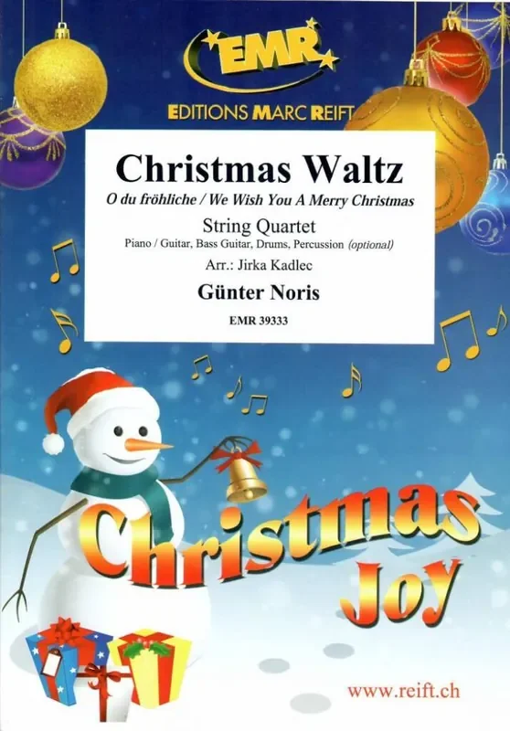 Günter Noris Christmas Waltz (Arr. Jirka Kadlec) Streichquartett