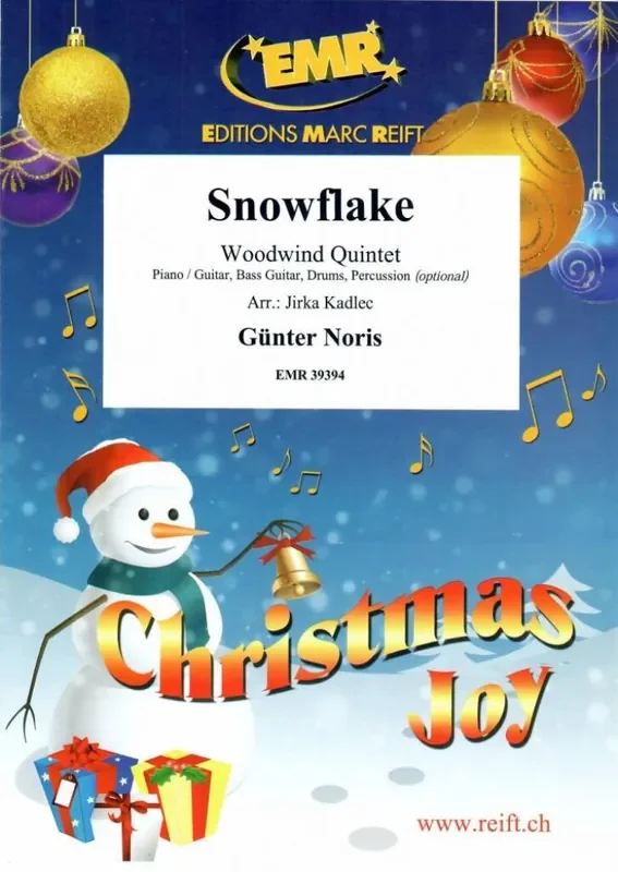 Günter Noris Snowflake (Arr. Jirka Kadlec) Holzbläserensemble