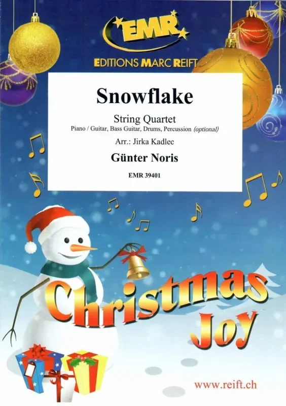Günter Noris Snowflake (Arr. Jirka Kadlec) Streichquartett
