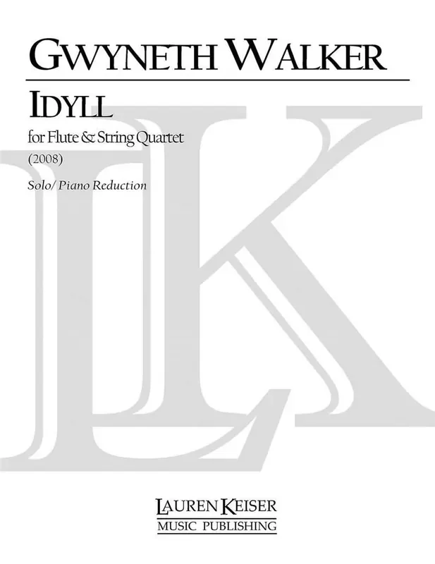 Gwyneth Walker Idyll Songs of the Land Flöte mit Begleitung