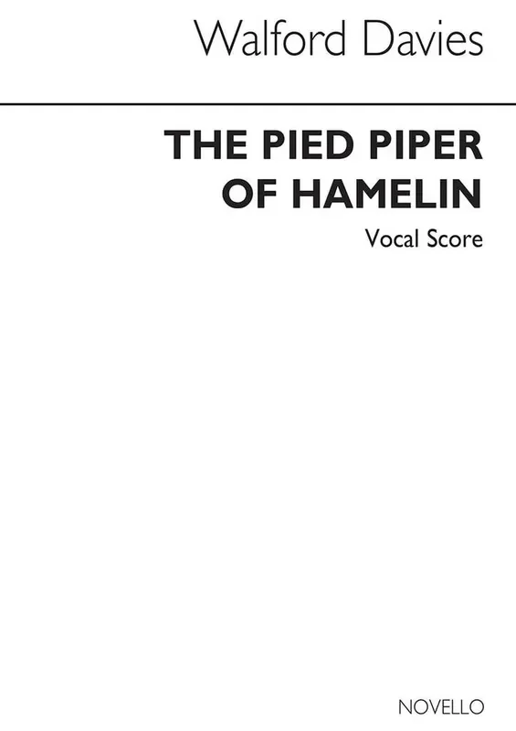 H. Walford Davies Pied Piper Gemischter Chor mit Klavier/Orgel