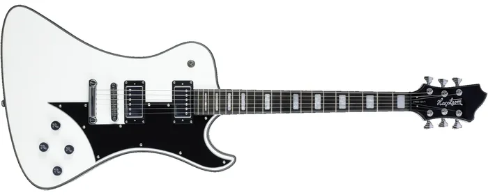 Hagstrom E-Gitarre Fantomen-02 White Gloss