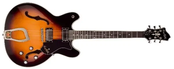 Hagstrom E-Gitarre Viking Tobacco Burst