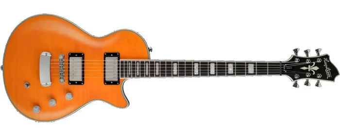 Hagstrom Ultra Max 67 Elektro Gitarre Milky Mandarin Satin