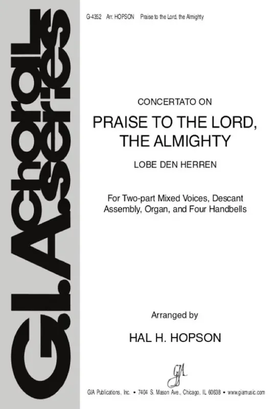 Hal H. Hopson Praise to the Lord, the Almighty Gemischter Chor mit Begleitung