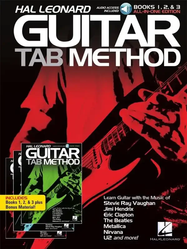 Hal Leonard Guitar Tab Method Books 1, 2 & 3