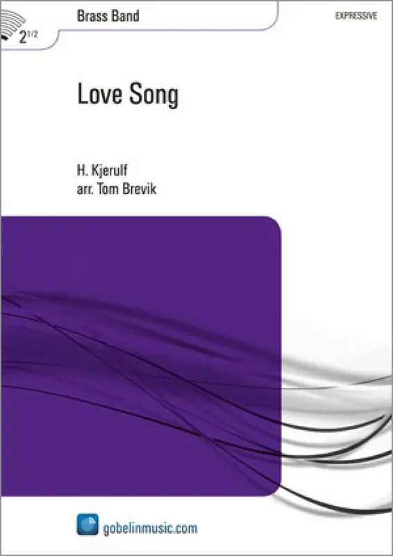 Halfdan Kjerulf Love Song (Arr. Tom Brevik) Brass Band