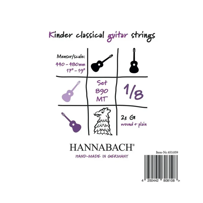 Hannabach 890MT 1/8 Concert