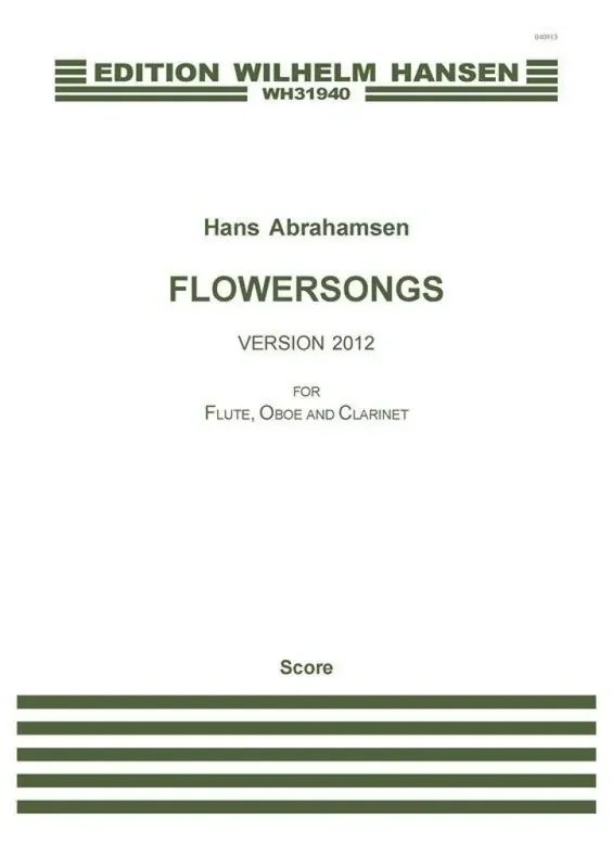 Hans Abrahamsen Flowersongs Holzbläserensemble