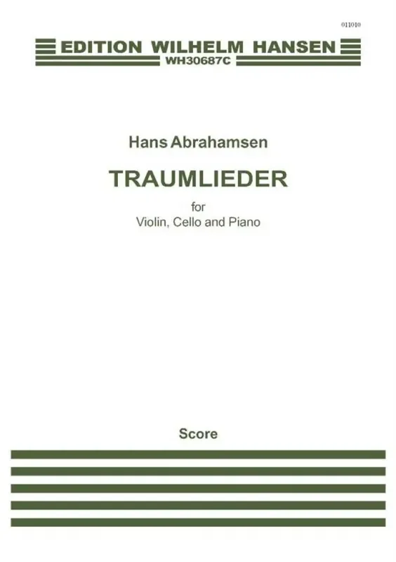Hans Abrahamsen Traumlieder Klaviertrio