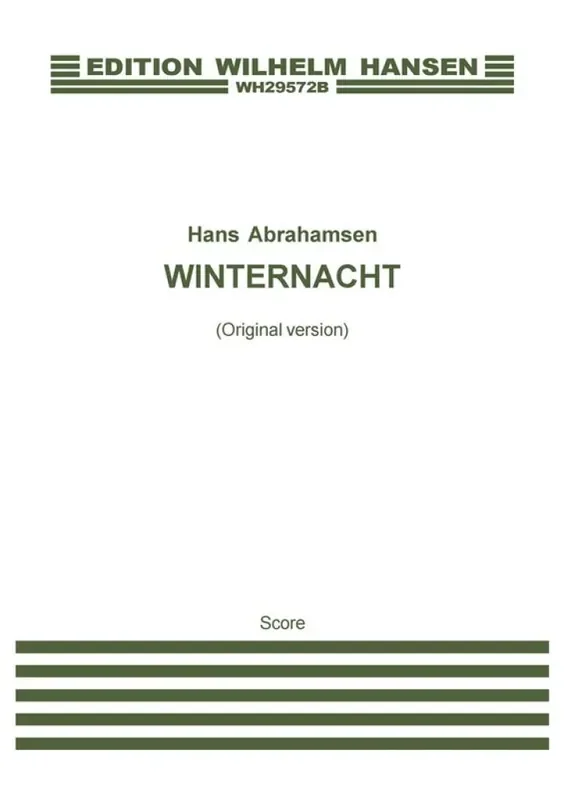 Hans Abrahamsen Winternacht – Original version Kammerensemble