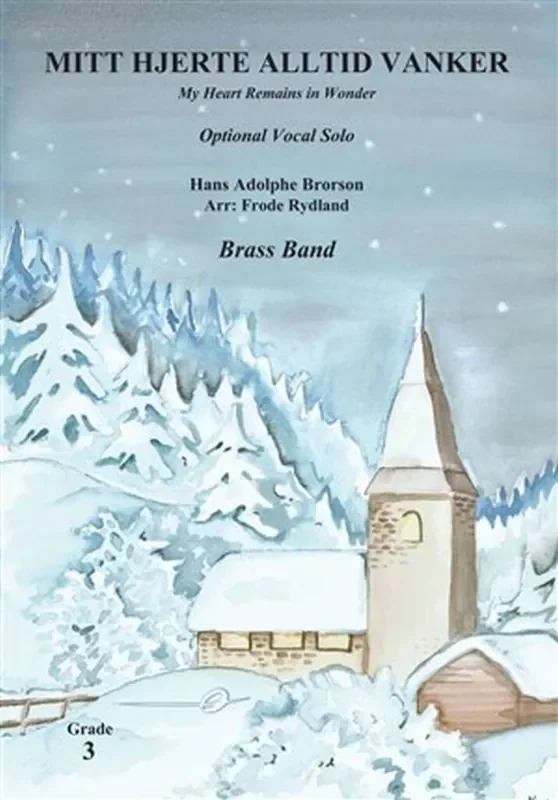 Hans Adolphe Brorson Mitt hjerte alltid vanker (Arr. Frode Rydland) Brass Band mit Solo