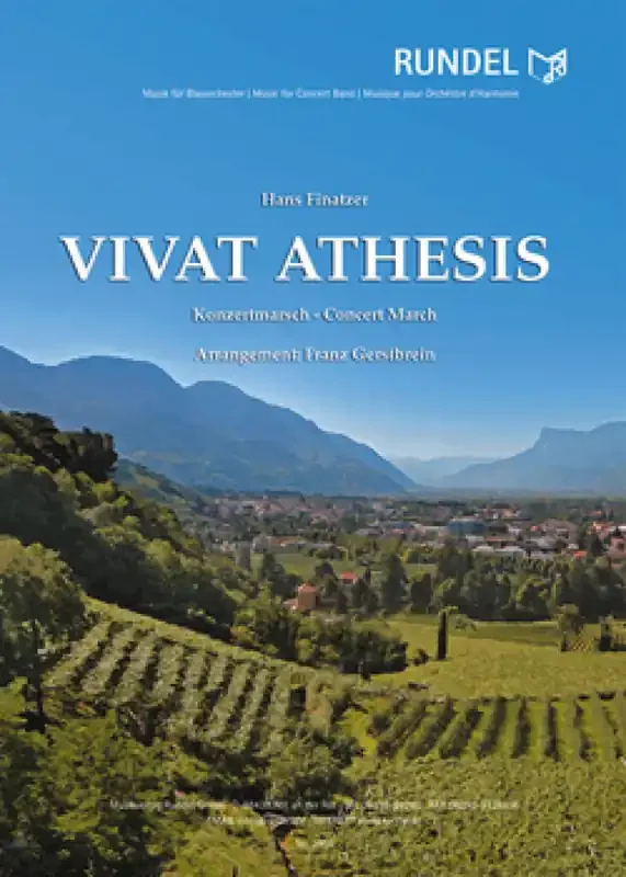 Hans Finatzer Vivat Athesis (Arr. Franz Gerstbrein) Blasorchester