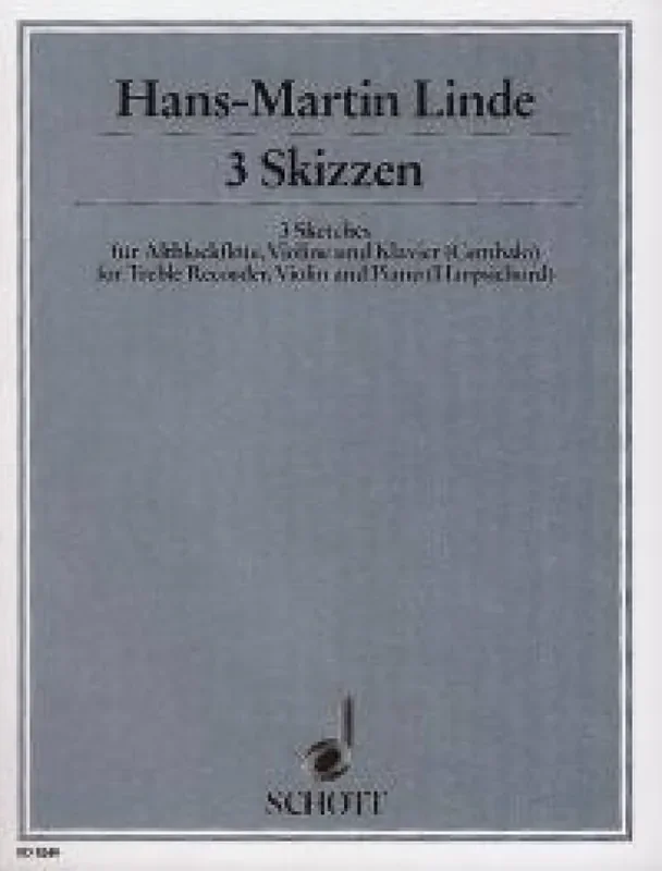 Hans-Martin Linde 3 Skizzen Kammerensemble