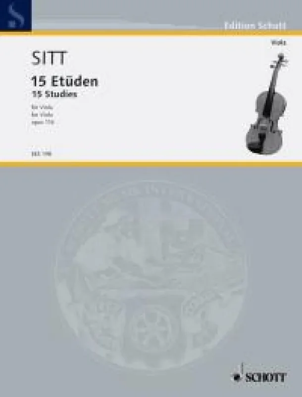 Hans Sitt Studi (15) Op.116 Viola Solo