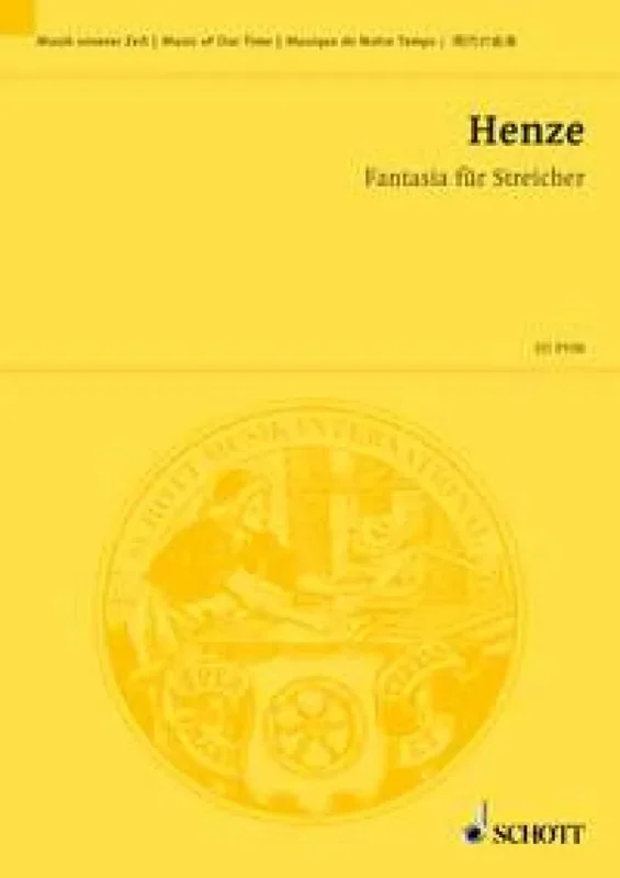 Hans Werner Henze Fantasia for Strings Streichorchester